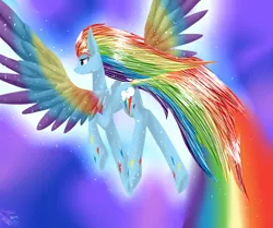 Size: 3190x2670 | Tagged: safe, artist:midfire, derpibooru import, rainbow dash, rainbow power, solo