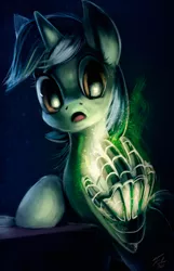 Size: 600x930 | Tagged: safe, artist:tsitra360, derpibooru import, lyra heartstrings, pony, unicorn, hand, lyra's humans, my little art challenge, solo, that pony sure does love hands