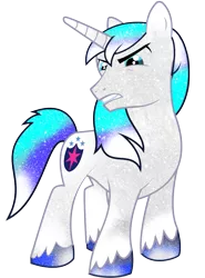 Size: 769x1039 | Tagged: safe, artist:digiradiance, artist:theshadowstone, derpibooru import, shining armor, galaxy, simple background, solo, transparent background, vector