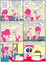 Size: 796x1096 | Tagged: artist:kturtle, comic, comic:the story of granny pie, derpibooru import, granny pie, pinkie pie, portuguese, safe, translation