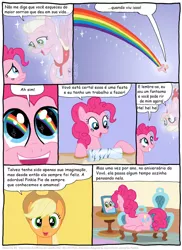 Size: 797x1093 | Tagged: applejack, artist:kturtle, comic, comic:the story of granny pie, derpibooru import, granny pie, pinkie pie, portuguese, safe, translation