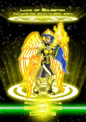 Size: 3508x4961 | Tagged: artist:destinyfreedom, dc comics, derpibooru import, green lantern, human, humanized, princess luna, safe, sinestro corps, war of light, winged humanization