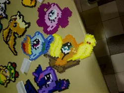 Size: 2560x1920 | Tagged: applejack, bead sprite, bead sprites, derpibooru import, digimon, doctor who, gomamon, link, patamon, perler beads, pinkie pie, rainbow dash, safe, tardis, the legend of zelda, twilight sparkle