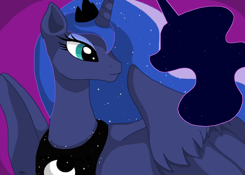 Size: 1862x1334 | Tagged: artist:luna-shores, derpibooru import, princess luna, safe, tantabus