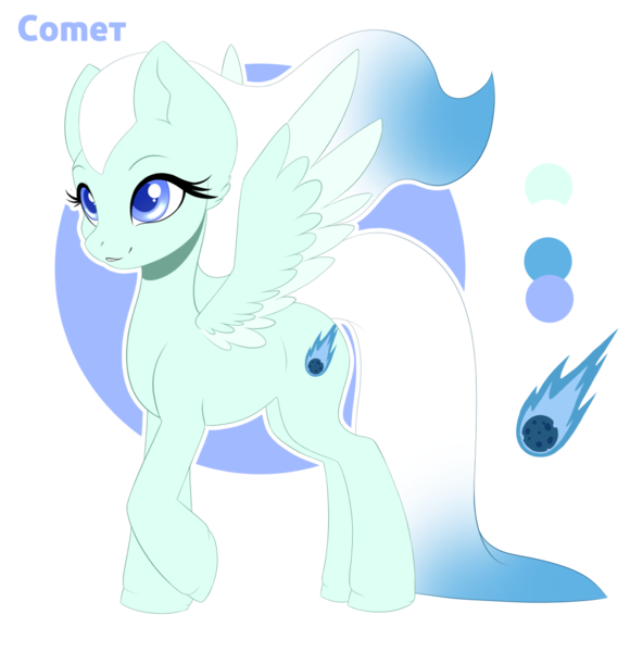 Size: 950x983 | Tagged: artist:peridotkitty, derpibooru import, oc, oc:comet, safe, solo, unofficial characters only