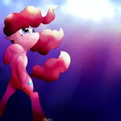 Size: 1024x1024 | Tagged: safe, artist:snowyglaze, derpibooru import, pinkie pie, solo, underwater