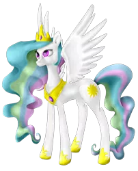 Size: 2000x2480 | Tagged: safe, artist:flutterwry, artist:honey23530, derpibooru import, princess celestia, alicorn, pony, female, mare, simple background, solo, spread wings, transparent background, wings