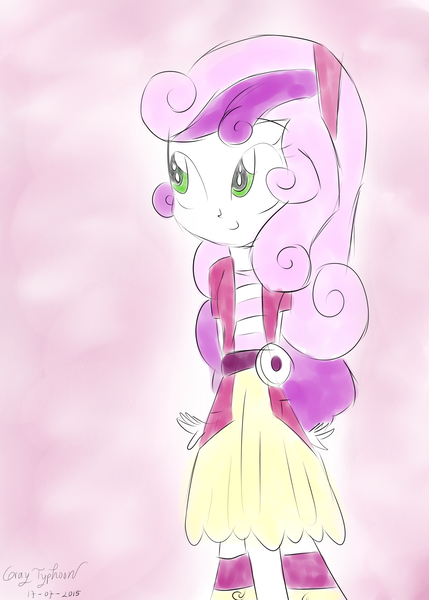 Size: 2500x3500 | Tagged: safe, artist:graytyphoon, derpibooru import, sweetie belle, equestria girls, solo