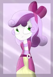 Size: 2200x3200 | Tagged: safe, artist:graytyphoon, derpibooru import, sweetie belle, equestria girls, bow, hair bow, solo