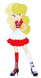 Size: 4500x8503 | Tagged: safe, derpibooru import, edit, bon bon, sweetie drops, equestria girls, life is a runway, absurd resolution, blonde, blondening, human coloration, natural hair color, realism edits, simple background, transparent background, vector