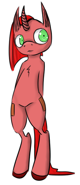 Size: 347x800 | Tagged: safe, artist:ferrettea, derpibooru import, oc, unofficial characters only, pony, bipedal