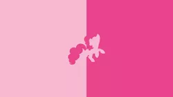 Size: 3200x1800 | Tagged: safe, artist:ceruleandraw, artist:sharydow, derpibooru import, pinkie pie, minimalist, simple background, vector, wallpaper