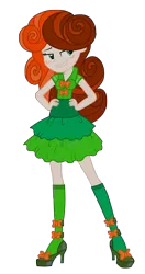 Size: 4500x8503 | Tagged: safe, derpibooru import, edit, bon bon, sweetie drops, equestria girls, life is a runway, absurd resolution, human coloration, natural hair color, realism edits