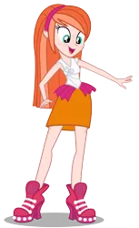 Size: 4000x6535 | Tagged: safe, derpibooru import, edit, lyra heartstrings, equestria girls, life is a runway, ginger, human coloration, natural hair color, realism edits