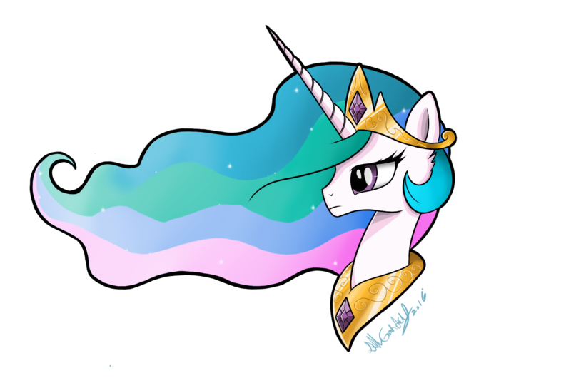 Size: 1693x1151 | Tagged: artist:nickdallas, derpibooru import, portrait, princess celestia, safe, solo