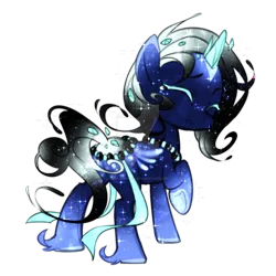 Size: 1024x1024 | Tagged: safe, artist:jojuki-chan, derpibooru import, oc, oc:cosmic wish, unofficial characters only, original species, pond pony, foal, solo