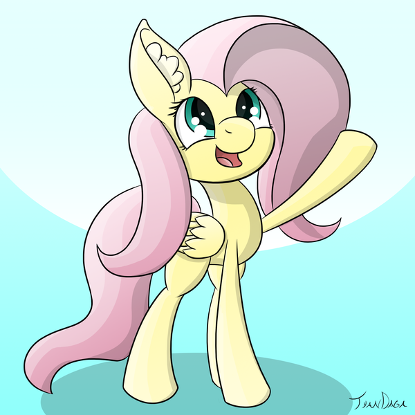 Size: 3000x3000 | Tagged: artist:tyandagaart, derpibooru import, fluttershy, safe, solo