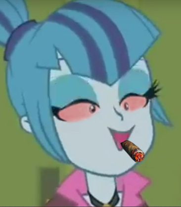 Size: 366x419 | Tagged: safe, derpibooru import, edit, sonata dusk, equestria girls, 1000 hours in ms paint, ayy lmao, drugs, high, joint, marijuana, meme, ms paint, pls, reaction image, smoke weed erryday, stoned, stonedata dusk