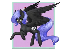 Size: 3300x2550 | Tagged: safe, artist:noodlefreak88, derpibooru import, oc, oc:cloudy night, unofficial characters only, pegasus, pony, female, gift art, mare, solo