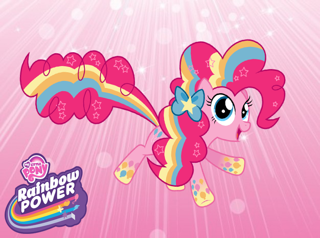 Size: 626x465 | Tagged: artist:danellascattolon, derpibooru import, pinkie pie, rainbow power, safe, solo