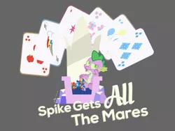 Size: 900x675 | Tagged: artist:dm29, card, commission, cover art, derpibooru import, fanfic art, fanfic:spike gets all the mares, safe, solo, spike