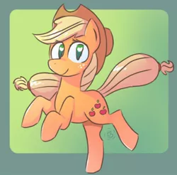 Size: 782x768 | Tagged: safe, artist:cosmic-pincel, derpibooru import, applejack, solo