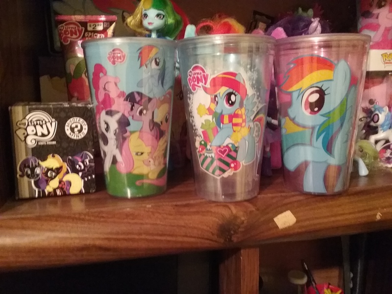 Size: 2592x1944 | Tagged: applejack, christmas, collection, cup, derpibooru import, fluttershy, merchandise, pinkie pie, rainbow dash, rarity, safe, twilight sparkle