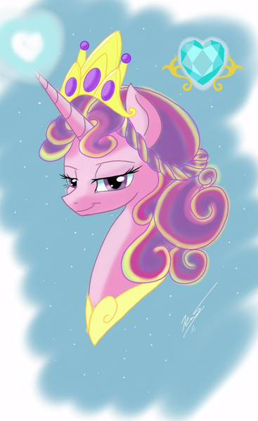 Size: 1100x1800 | Tagged: safe, artist:theroyalprincesses, derpibooru import, princess cadance, solo