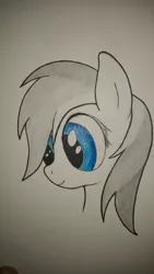 Size: 724x1280 | Tagged: alternate eye color, artist:chrispy248, derpibooru import, grayscale, monochrome, neo noir, partial color, rainbow dash, safe, solo, traditional art