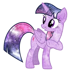 Size: 4800x4800 | Tagged: safe, artist:digiradiance, artist:reginault, derpibooru import, twilight sparkle, twilight sparkle (alicorn), alicorn, pony, absurd resolution, female, galaxy mane, mare, shiny, simple background, solo, transparent background, vector