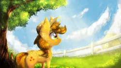 Size: 4000x2250 | Tagged: safe, artist:blackligerth, derpibooru import, applejack, pony, female, mare, solo