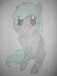 Size: 2448x3264 | Tagged: safe, artist:tonith2234, derpibooru import, oc, unofficial characters only, pegasus, pony, big eyes, drool, need to pee, omorashi, open mouth, potty dance, potty emergency, potty time, sitting, solo, traditional art, trotting in place, worried
