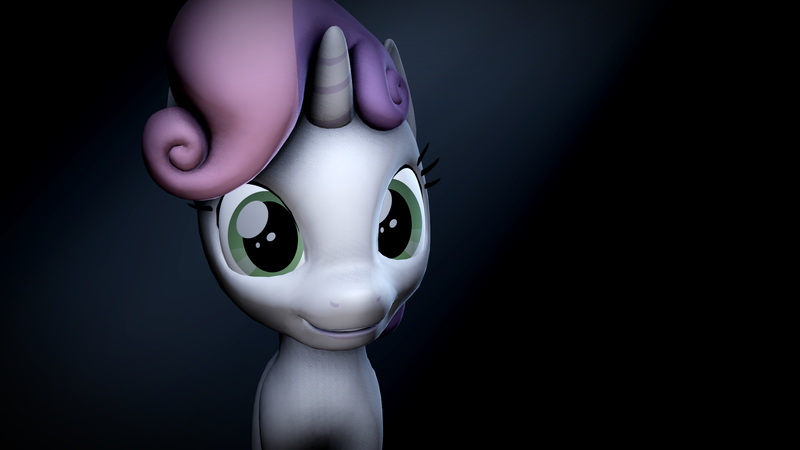 Size: 1920x1080 | Tagged: safe, artist:sparks-of-the-night, derpibooru import, sweetie belle, 3d, solo, source filmmaker