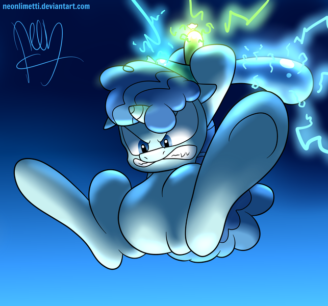 Size: 3000x2800 | Tagged: angry, artist:neoncel, balloon, balloon swords, cute, derpibooru import, electricity, epic, favorbetes, party favor, safe, solo, underhoof