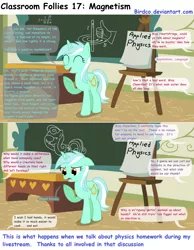 Size: 2500x3220 | Tagged: artist:birdco, bon bon is not amused, classroom follies, comic, derpibooru import, lyra heartstrings, safe