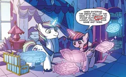 Size: 606x372 | Tagged: safe, artist:tonyfleecs, derpibooru import, idw, shining armor, twilight sparkle, twilight sparkle (alicorn), alicorn, pony, spoiler:comic, spoiler:comicff26, comic, comic drama, drama, drama bait, female, mare, nitpicking