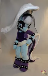 Size: 1224x1920 | Tagged: anthro, anthro plushie, artist:ketika, boots, clothes, coloratura, countess coloratura, cutie mark, derpibooru import, irl, jacket, looking down, photo, plushie, safe, skirt, skirt lift, solo, veil