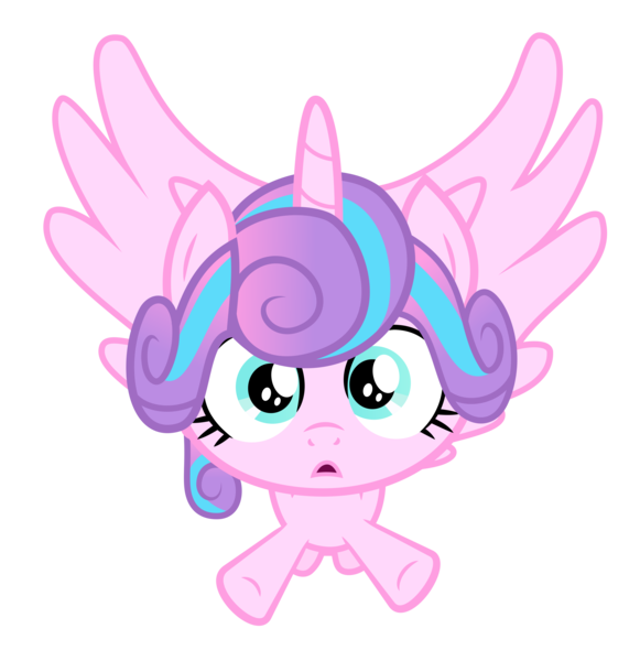 Size: 4000x4129 | Tagged: artist:ivacatherianoid, derpibooru import, princess flurry heart, safe, season 6, simple background, solo, that was fast, the crystalling, transparent background, vector