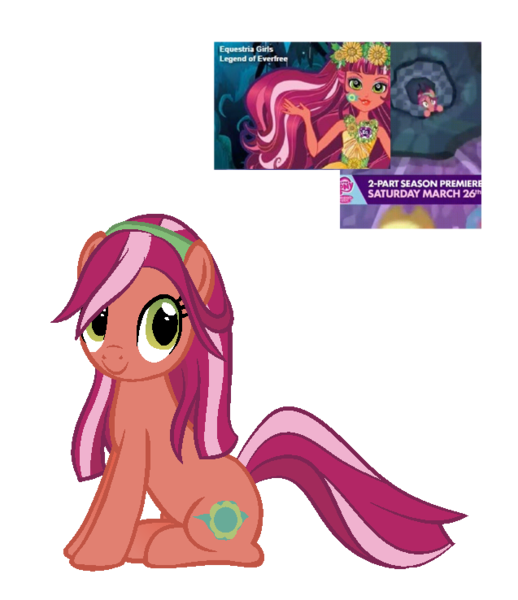Size: 637x738 | Tagged: safe, artist:berrypunchrules, derpibooru import, applejack, gloriosa daisy, verity lucky, ponified, crystal pony, earth pony, pony, equestria girls, legend of everfree, the crystalling, equestria girls ponified, female, guess, headband, jossed, mare, simple background, solo, speculation, transparent background