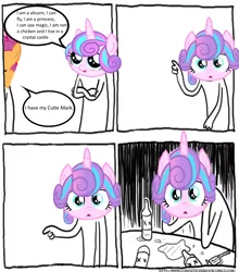 Size: 1277x1451 | Tagged: comic, derpibooru import, flurry heart vs scootaloo, meme, overconfident alcoholic, princess flurry heart, safe, scootaloo, spoiler:s06