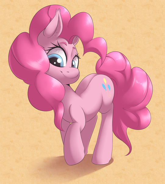 Size: 3020x3347 | Tagged: dead source, safe, artist:sourspot, derpibooru import, pinkie pie, earth pony, pony, cute, diapinkes, ear fluff, ear tufts, female, mare, solo