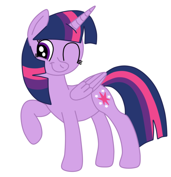 Size: 919x953 | Tagged: safe, artist:squipycheetah, derpibooru import, twilight sparkle, twilight sparkle (alicorn), alicorn, pony, cute, female, folded wings, looking down, mare, one eye closed, raised hoof, simple background, smiling, solo, transparent background, twiabetes, vector, wink