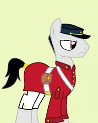 Size: 542x682 | Tagged: artist:braziliancitizen, base used, derpibooru import, paraguay, paraguayan war, ponified, safe, soldier, solo