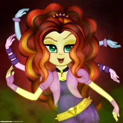 Size: 1280x1280 | Tagged: safe, artist:emeraldheaven, derpibooru import, adagio dazzle, aria blaze, sonata dusk, equestria girls, rainbow rocks, adorabolical, adoragio, cute, scene interpretation, solo focus, the dazzlings