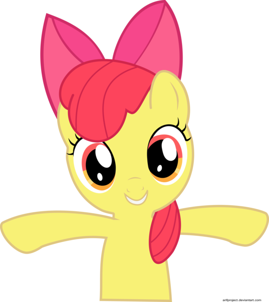 Size: 6000x6731 | Tagged: safe, artist:arifproject, derpibooru import, apple bloom, pony, absurd resolution, adorabloom, cute, simple background, solo, transparent background, vector
