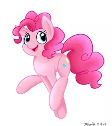 Size: 820x922 | Tagged: safe, artist:melodicmarzipan, derpibooru import, pinkie pie, cute, pronking, solo