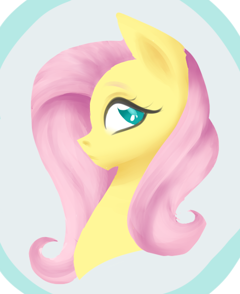 Size: 480x589 | Tagged: safe, artist:kittii-kat, derpibooru import, fluttershy, portrait, solo