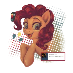 Size: 800x800 | Tagged: artist:rizcifra, color palette, color palette challenge, derpibooru import, limited palette, pinkie pie, safe, solo