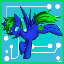 Size: 1024x1024 | Tagged: artist:mimtii, derpibooru import, oc, oc:circuit breaker, safe, solo, unofficial characters only