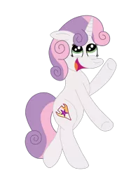 Size: 1936x2592 | Tagged: safe, artist:squipycheetah, derpibooru import, sweetie belle, pony, unicorn, crusaders of the lost mark, alternate cutie mark, cute, cutie mark, diasweetes, filly, happy, looking up, open mouth, simple background, smiling, solo, standing, the cmc's cutie marks, transparent background, vector